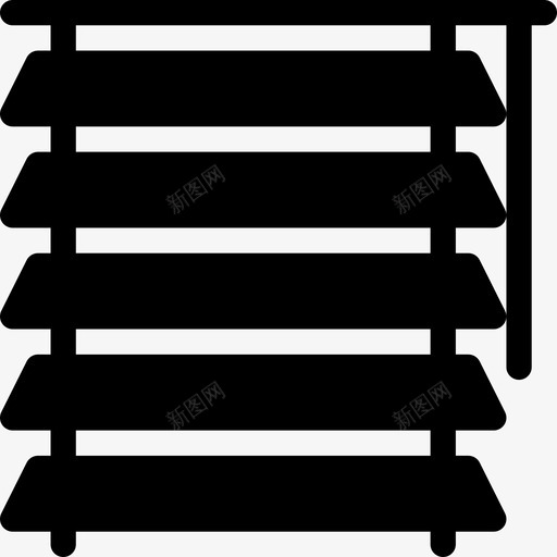 百叶窗室内家具填充物图标svg_新图网 https://ixintu.com 填充物 室内家具 百叶窗