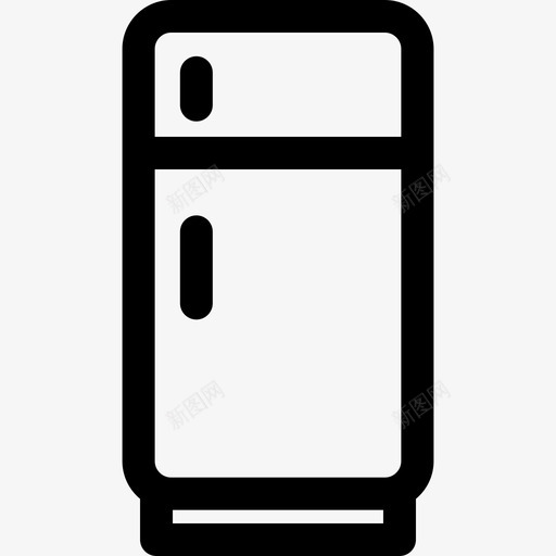 冰箱家具20件线性图标svg_新图网 https://ixintu.com 冰箱 家具20件 线性
