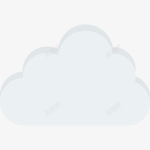 云和印刷平面图标svg_新图网 https://ixintu.com 云 平面 设计和印刷
