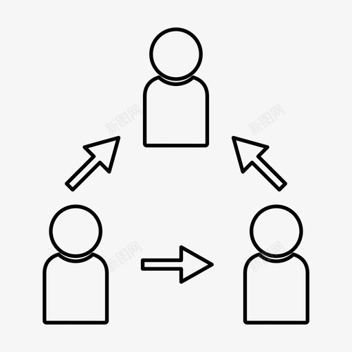 团队合作团体合作图标svg_新图网 https://ixintu.com 合作 团体 团队合作