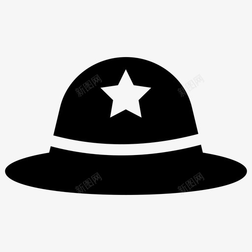 军帽军官帽安全帽图标svg_新图网 https://ixintu.com 兵役雕文图标 军官帽 军帽 士兵帽 安全帽