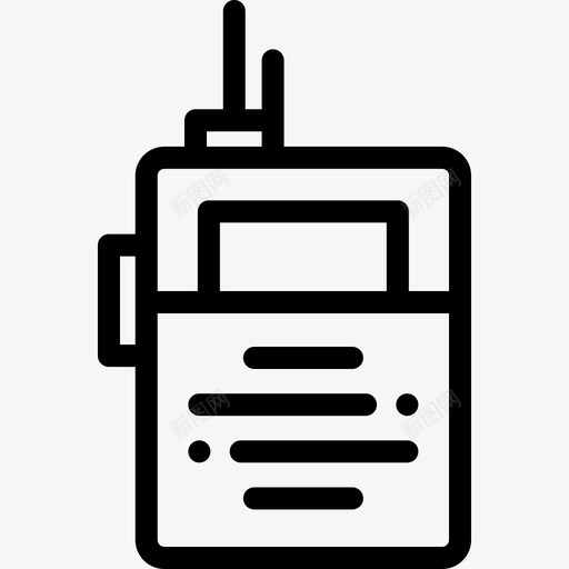 对讲机犯罪调查13直系图标svg_新图网 https://ixintu.com 对讲机 犯罪调查13 直系