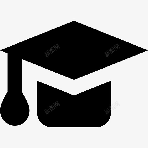 Mortarboard学校和教育2实心图标svg_新图网 https://ixintu.com Mortarboard 学校和教育2 实心
