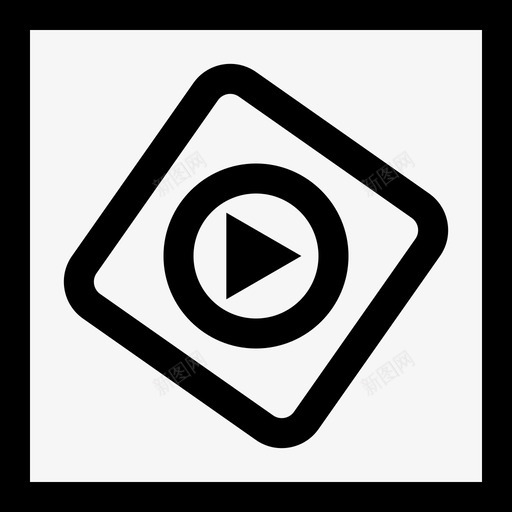 PremiereElementsadobe徽标4线性图标svg_新图网 https://ixintu.com PremiereElements adobe徽标4 线性