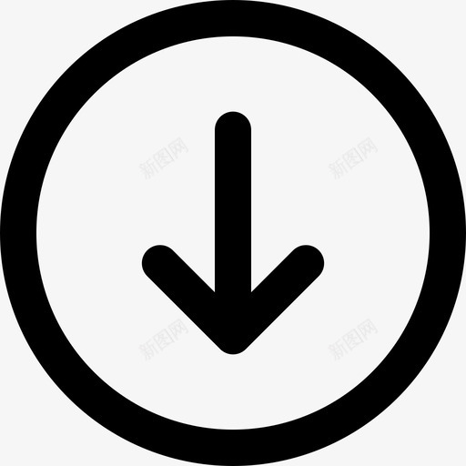 下箭头应用程序图标集svg_新图网 https://ixintu.com 下箭头 应用程序图标集