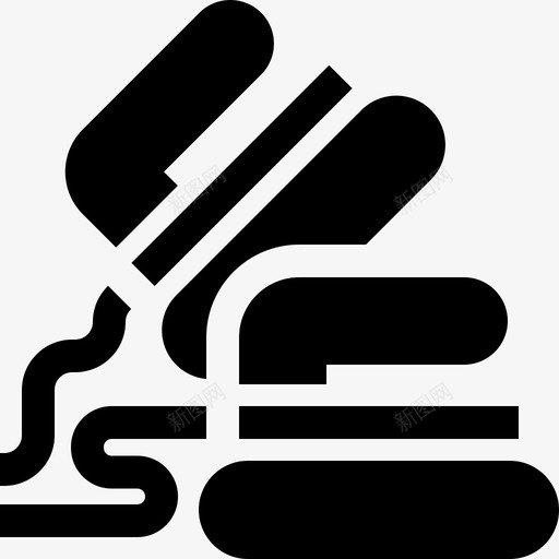 除颤器医疗器械2填充图标svg_新图网 https://ixintu.com 医疗器械2 填充 除颤器