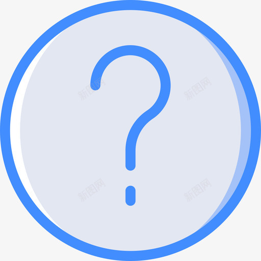 问题要点14蓝色图标svg_新图网 https://ixintu.com 蓝色 要点14 问题