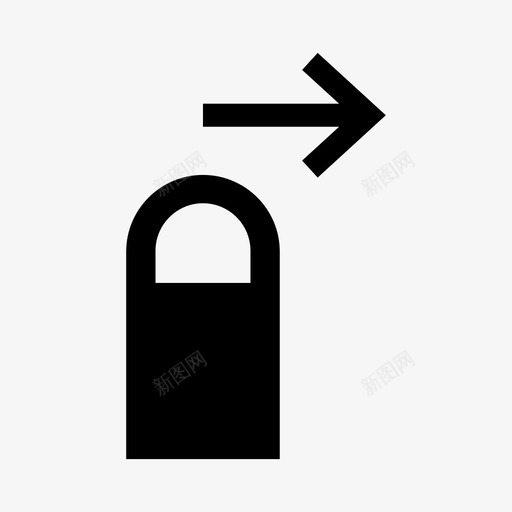 向右滑动箭头手势图标svg_新图网 https://ixintu.com 向右滑动 手势 箭头 触摸手势 轻触