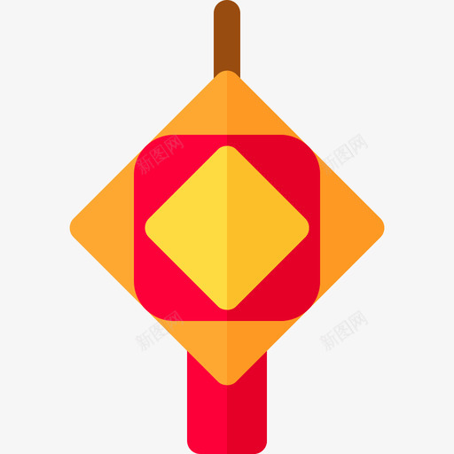 徽章中文二年级扁平图标svg_新图网 https://ixintu.com 中文二年级 徽章 扁平