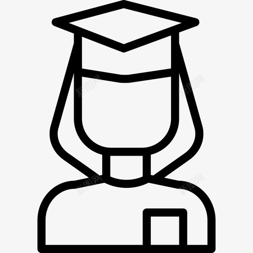 学生教育程度54直系图标svg_新图网 https://ixintu.com 学生 教育程度54 直系