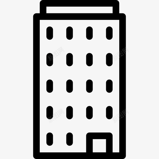 建筑工程表现图标svg_新图网 https://ixintu.com 工程 建筑 建筑线图标 草图 表现