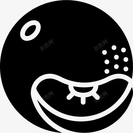 橘子天麻素2填充图标svg_新图网 https://ixintu.com 填充 天麻素2 橘子
