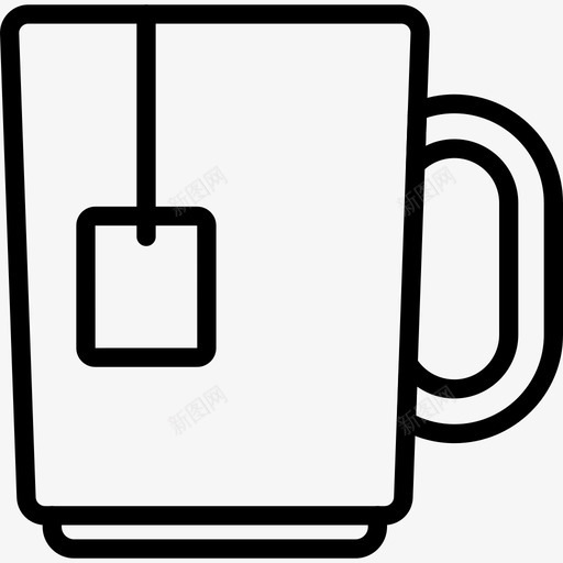 茶杯商务144直系图标svg_新图网 https://ixintu.com 商务144 直系 茶杯