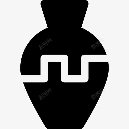 花瓶古希腊10填充图标svg_新图网 https://ixintu.com 古希腊10 填充 花瓶