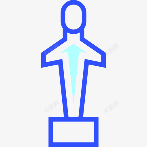 奥斯卡电影录影带线性色彩图标svg_新图网 https://ixintu.com 奥斯卡 电影录影带 线性色彩