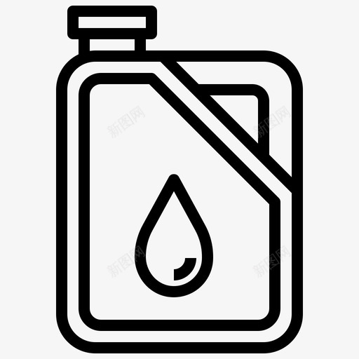 燃料天然气jerrycan图标svg_新图网 https://ixintu.com jerrycan 坦克 天然气 杂项 燃料 石油 重工业和电力工业