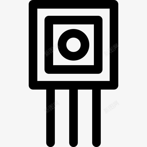 烟雾探测器机器人9线性图标svg_新图网 https://ixintu.com 机器人9 烟雾探测器 线性