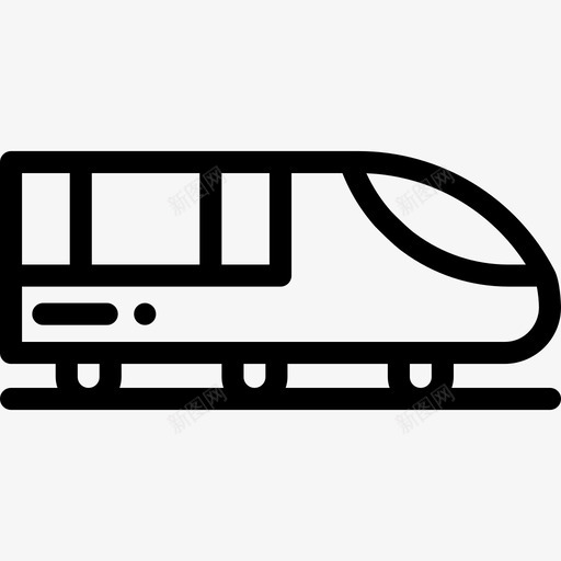 火车假日旅行8次直达图标svg_新图网 https://ixintu.com 假日旅行8次 火车 直达