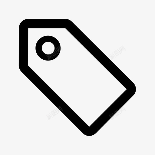 标签折扣标识图标svg_新图网 https://ixintu.com 定价 折扣 标签 标识