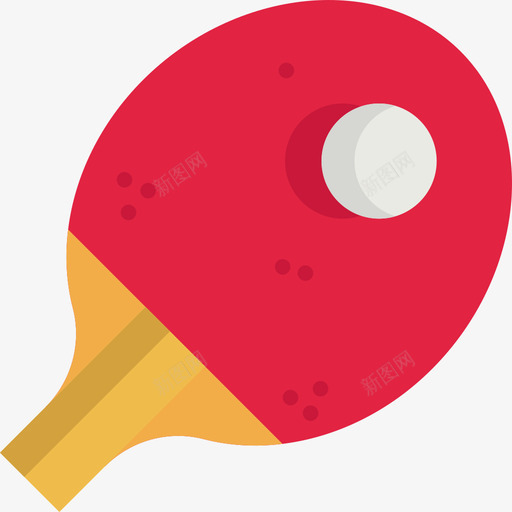 乒乓球运动62平手图标svg_新图网 https://ixintu.com 乒乓球 平手 运动62