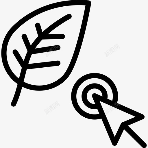 叶生态学67线状图标svg_新图网 https://ixintu.com 叶 生态学67 线状