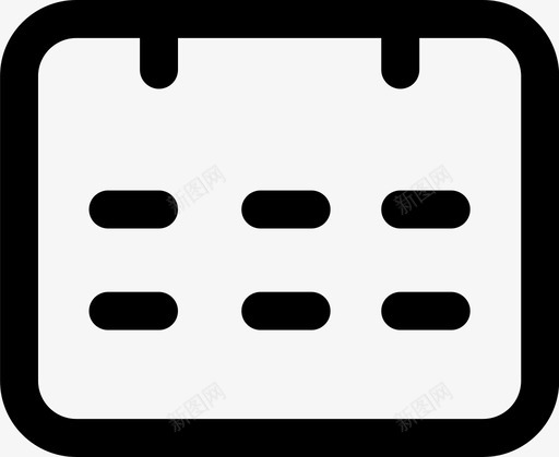 排班表未选中svg_新图网 https://ixintu.com 排班表 排班表未选中 班表