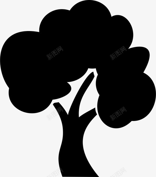 树长种图标svg_新图网 https://ixintu.com 树 种 长