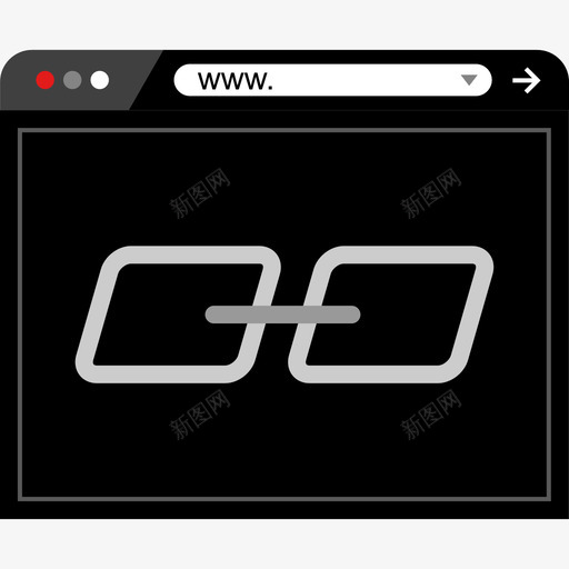 链接开发web3平面图标svg_新图网 https://ixintu.com 平面 开发web3 链接