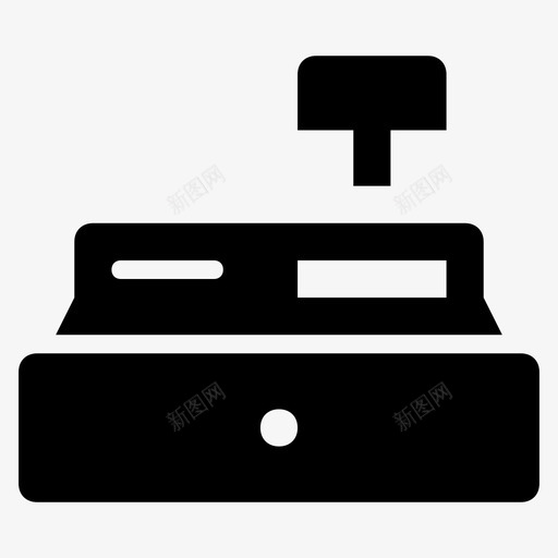 收银机现金商店图标svg_新图网 https://ixintu.com 商店 收银机 现金 电子商务