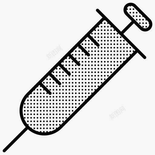 注射器疫苗药品图标svg_新图网 https://ixintu.com 注射器 疫苗 药品
