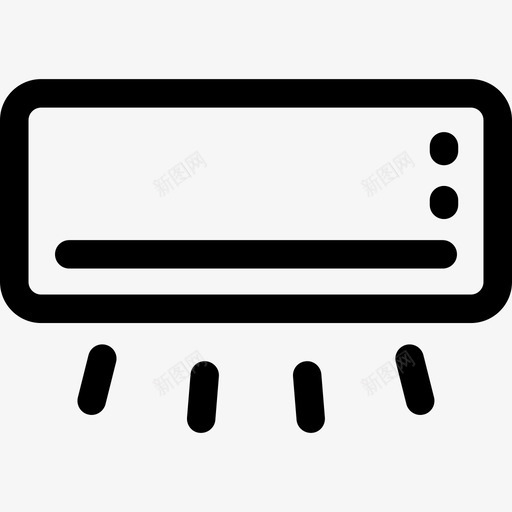 空调酒店和服务2线性图标svg_新图网 https://ixintu.com 空调 线性 酒店和服务2