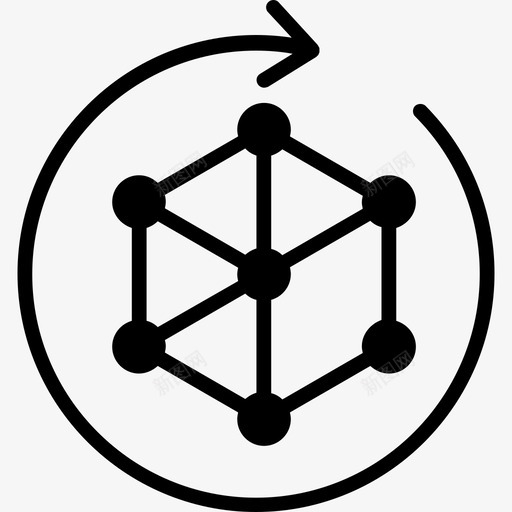 3d虚拟现实18线性图标svg_新图网 https://ixintu.com 3d 线性 虚拟现实18