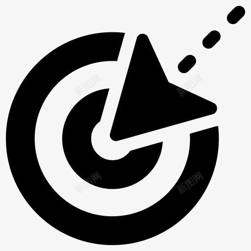 商业目标抱负飞镖图标svg_新图网 https://ixintu.com 商业目标 基本图标 抱负 目标 飞镖