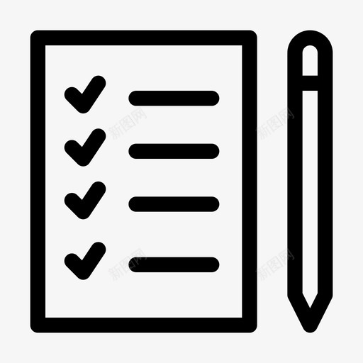 考试检查表学校图标svg_新图网 https://ixintu.com 2018年9月27日 学校 学生 检查表 考试