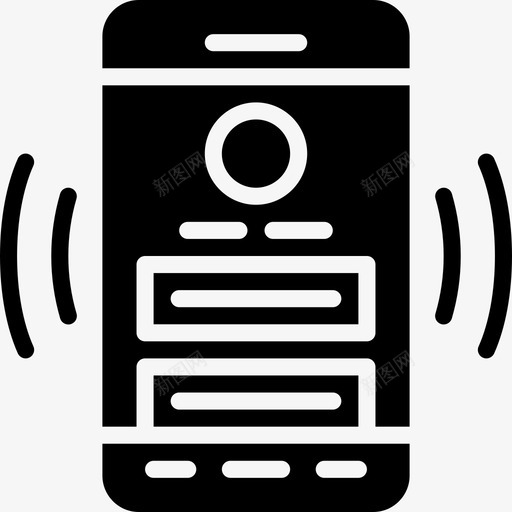 智能手机用户界面mobile4固态图标svg_新图网 https://ixintu.com 固态 智能手机 用户界面mobile4