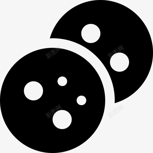 饼干食物61填充图标svg_新图网 https://ixintu.com 填充 食物61 饼干