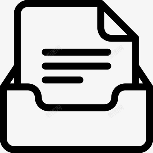 收件箱office35线性图标svg_新图网 https://ixintu.com office35 收件箱 线性