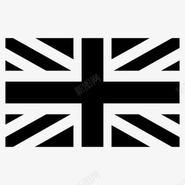 伦敦国旗英国国旗伦敦字形图标图标