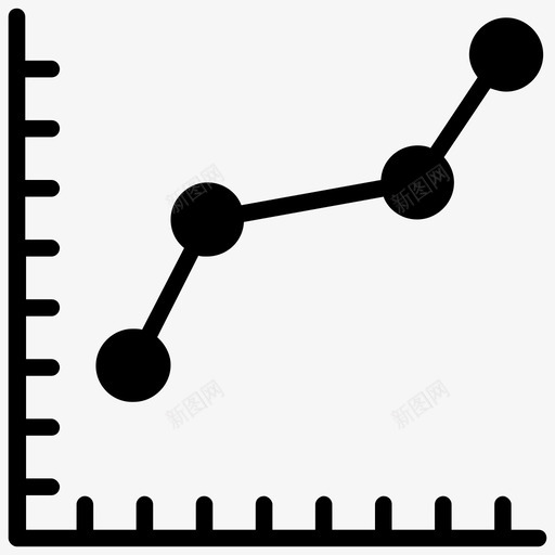 折线图业务图业务计划图标svg_新图网 https://ixintu.com 业务图 业务计划 折线图 研究和分析字形图标 绘图机
