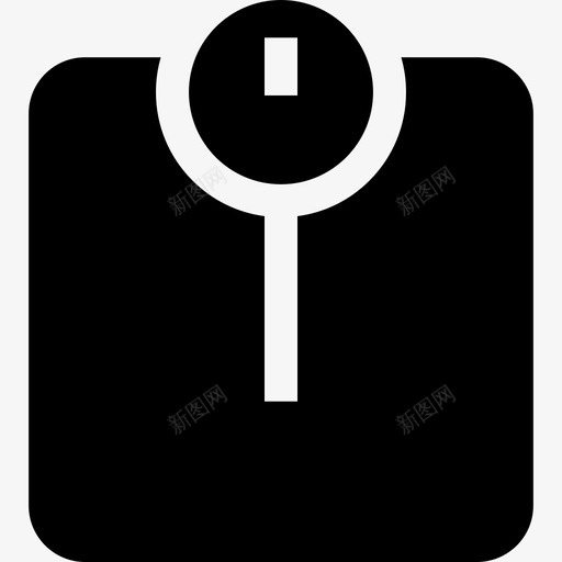秤健身器材9填充图标svg_新图网 https://ixintu.com 健身器材9 填充 秤