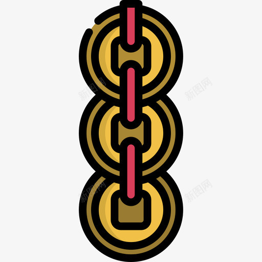 元大年十三线颜色图标svg_新图网 https://ixintu.com 元 大年十三 线颜色