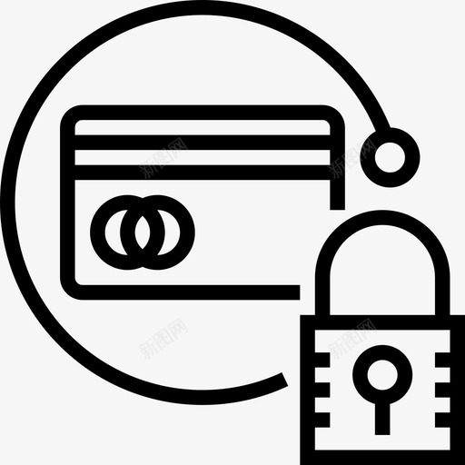 信用卡无现金社会2直系图标svg_新图网 https://ixintu.com 信用卡 无现金社会2 直系