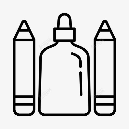 办公用品后勤学校图标svg_新图网 https://ixintu.com 办公用品 后勤 学校 文具 文具柜