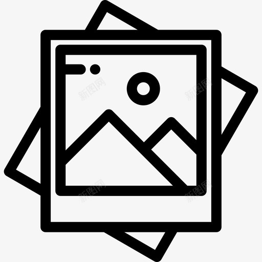 照片事件5直线图标svg_新图网 https://ixintu.com 事件5 照片 直线
