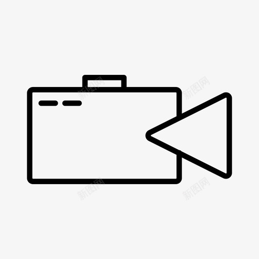 摄像机录像机胶片图标svg_新图网 https://ixintu.com 开发 录像机 摄像机 电影 网页设计 胶片 营销用户界面概述