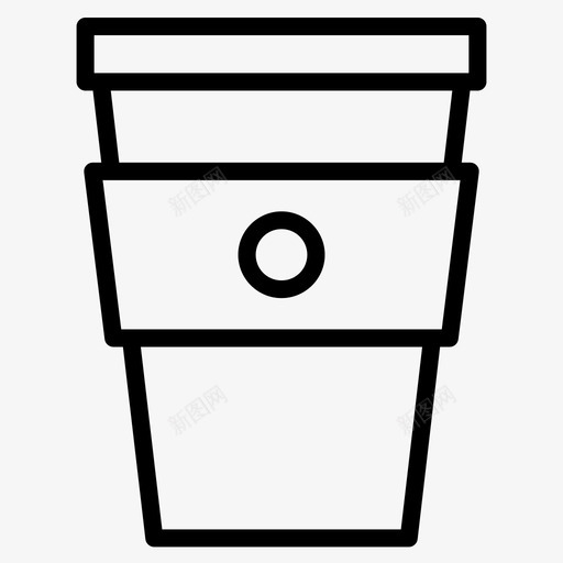 咖啡杯饮料杯饮料图标svg_新图网 https://ixintu.com 咖啡杯 热咖啡 热巧克力 食品图标线样式 饮料 饮料杯