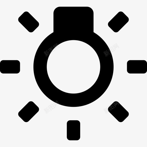 灯汽车部件2填充图标svg_新图网 https://ixintu.com 填充 汽车部件2 灯
