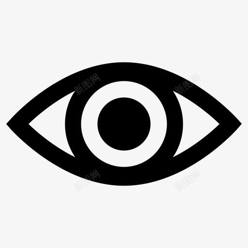 看看得见图标svg_新图网 https://ixintu.com 看 看得见