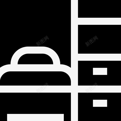 墨菲床家具18填充图标svg_新图网 https://ixintu.com 填充 墨菲床 家具18