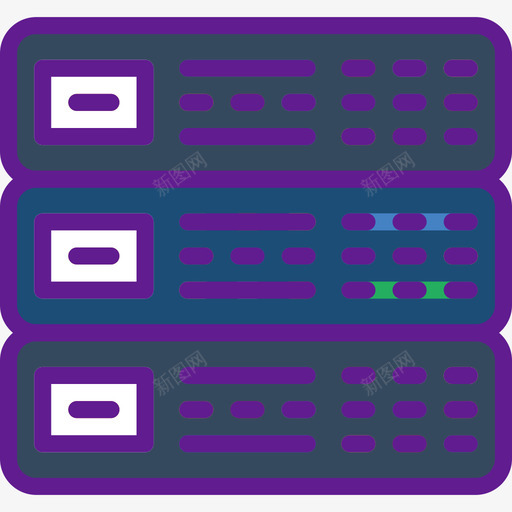 服务器essentials9线性颜色图标svg_新图网 https://ixintu.com essentials9 服务器 线性颜色